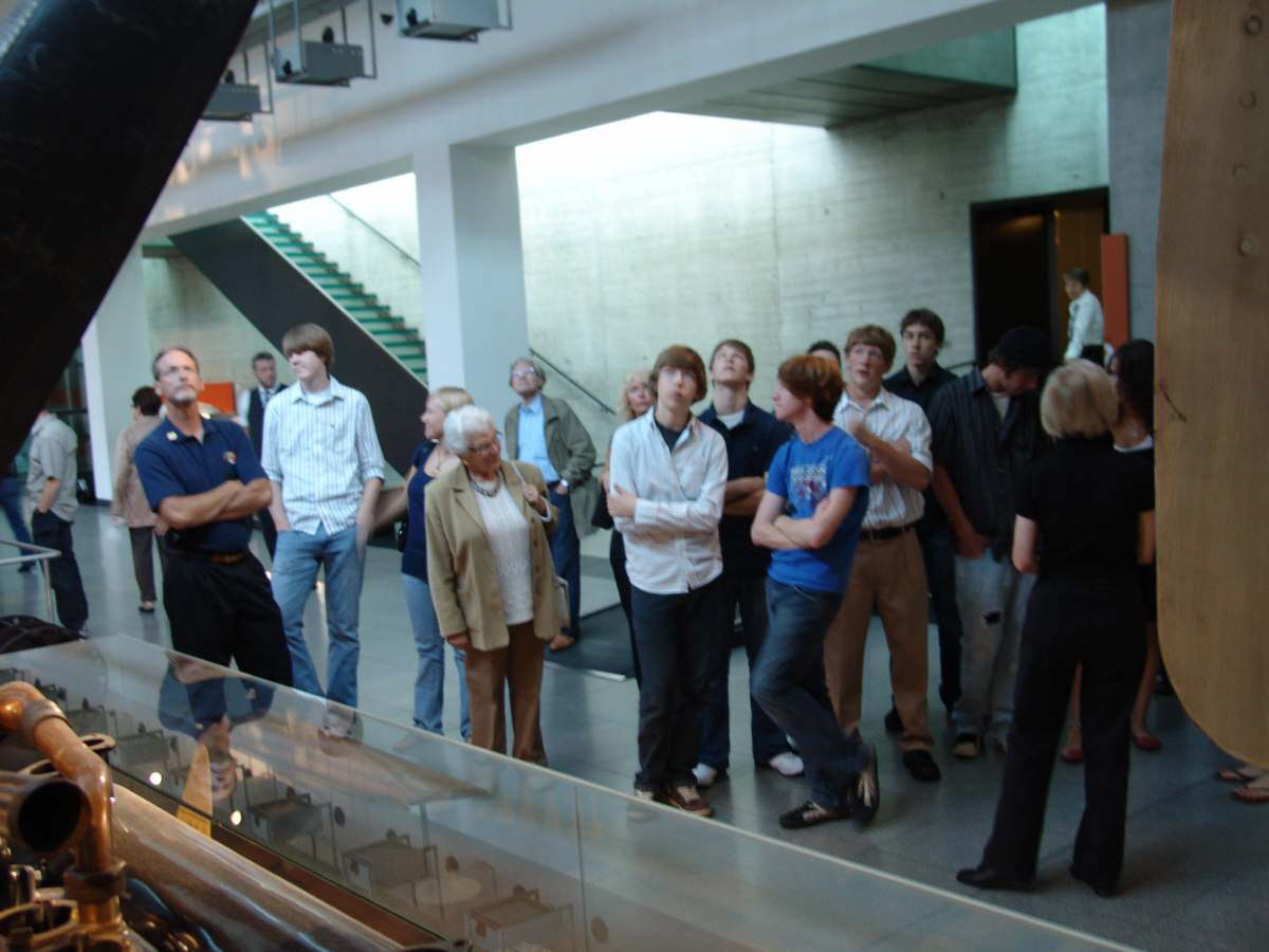 Im Museum Sch�ler 2008