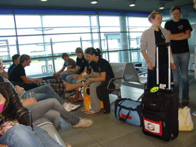 R�ckflug LH 432 gestrichen