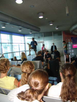 R�ckflug LH 432 gestrichen