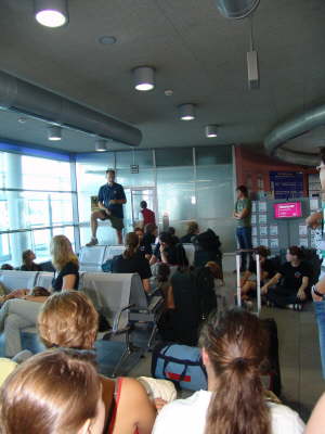 R�ckflug LH 432 gestrichen