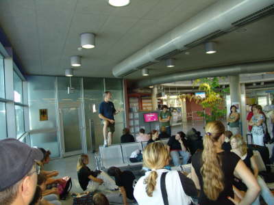 R�ckflug LH 432 gestrichen