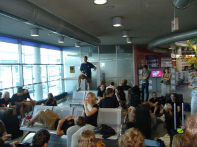 R�ckflug LH 432 gestrichen