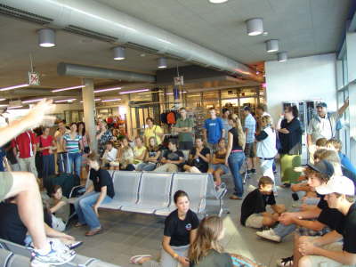 R�ckflug LH 432 gestrichen