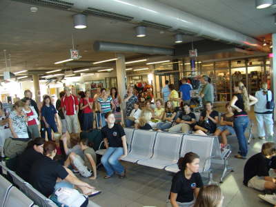 R�ckflug LH 432 gestrichen