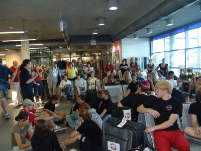 R�ckflug LH 432 gestrichen