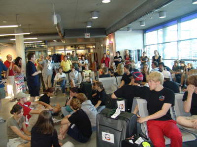 R�ckflug LH 432 gestrichen