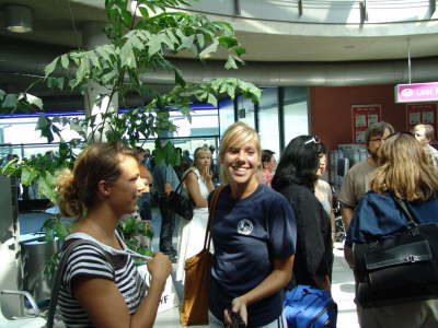 Ankunft in Friedrichshafen Airport 