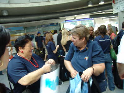 Ankunft in Friedrichshafen Airport 