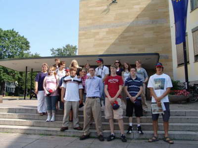 Empfang bei der Stadt