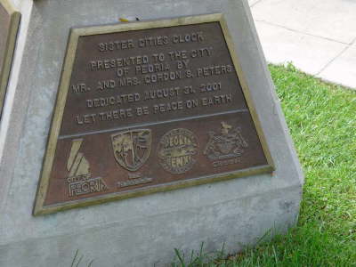 Sister City clock