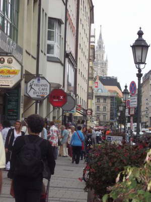 Zugfahrt nach Muenchen